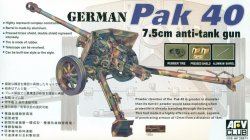 画像1: AFV  Club[FV35071]1/35ドイツ PaK40 7.5cm対戦車砲
