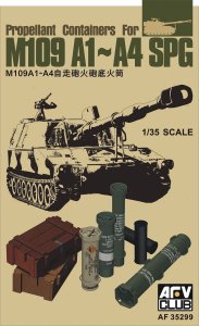 画像1: AFV  Club[FV35299]1/35 M109自走砲用 装薬筒、弾薬箱セット (1)