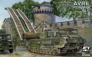 画像1: AFV  Club[FV35342]1/35　チャーチル Mk.IV AVRE 戦闘工兵車 w/SBG ブリッジ (1)