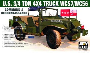 画像1: AFV  Club[FV35S16] 1/35アメリカ陸軍 3/4ｔ WC57/56 トラック (1)