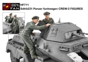 画像1: AFV  Club[HF711] 1/35　Sd.kfz231/232乗員セット（2体） (1)