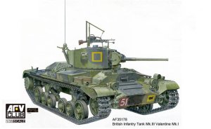 画像1: AFV  Club[FV35178] 1/35　英歩兵戦車 バレンタインMk.I (1)