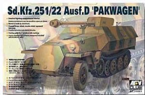 画像1: AFV  Club[FV35083] 1/35 Sdkfz251/22 Ausf.D パックワーゲン (1)