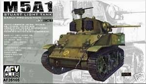 画像1: AFV  Club[FV35105] 1/35 M5A1 軽戦車 (1)