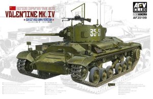 画像1: AFV  Club[FV35199] 1/35　バレンタイン歩兵戦車Mk.IVソビエト軍仕様 (1)