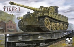 画像1: AFV  Club[FV35S25] 1/35　ドイツ　タイガーＩ後期型　鉄道輸送状態 (1)