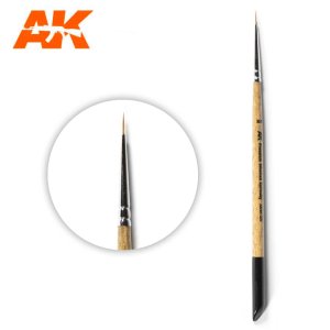 画像1: AKインタラクティブ[AKSK-2/0]AKプレミアムシベリアンコリンスキー筆2/0番 (1)