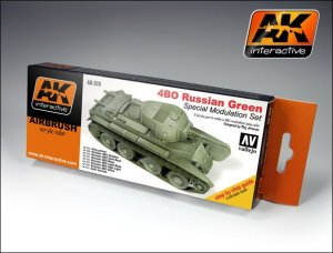 画像1: AKインタラクティブ[AK028]ロシア戦車4B0グリーン用モジュレーションセット (1)