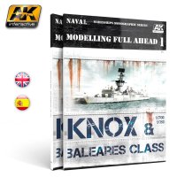 AKインタラクティブ書籍[AK098]書籍モデリングフルアヘッド1　ノックス級/バレアス級フリゲート艦