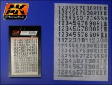 AKインタラクティブ[AK00109]WW2ドイツ戦車ナンバー黒1/35