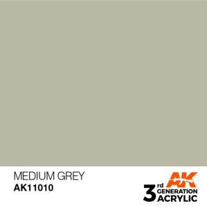 画像2: AKアクリル3G[AK11010][3G]メディウムグレイ (2)