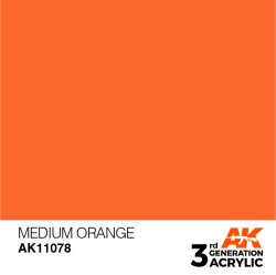 画像2: AKアクリル3G[AK11078][3G]メディウムオレンジ