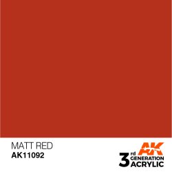 画像2: AKアクリル3G[AK11092][3G]マットレッド