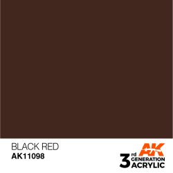画像2: AKアクリル3G[AK11098][3G]ブラックレッド