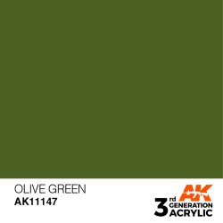 画像2: AKアクリル3G[AK11147][3G]オリーブグリーン