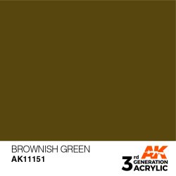 画像2: AKアクリル3G[AK11151][3G]ブラウニッシュグリーン