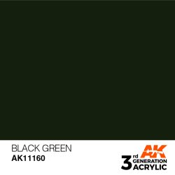 画像2: AKアクリル3G[AK11160][3G]ブラックグリーン