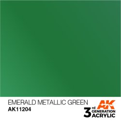 画像2: AKアクリル3G[AK11204][3G]エメラルドメタリックグリーン