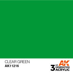 画像2: AKアクリル3G[AK11216][3G]クリアーグリーン