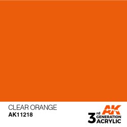 画像2: AKアクリル3G[AK11218][3G]クリアーオレンジ