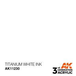 画像2: AKアクリル3G[AK11230][3G]チタニウムホワイトインク