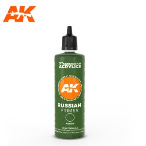 画像1: AKアクリル3G[AK11246][3G]ロシアングリーン・プライマー　100ML (1)