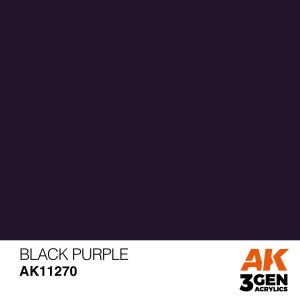 画像1: AKインタラクティブ[AK11270][3G]カラーパンチ・ブラックパープル (1)