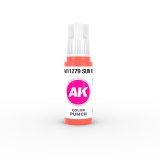 AKアクリル3G[AK11279][3G]カラーパンチ・サンレッド