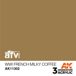 画像1: AKアクリル3G[AK11302]WW1フレンチミルキーコーヒー (1)