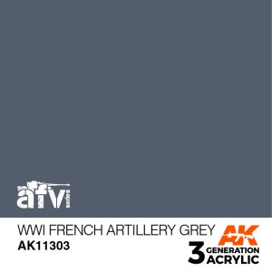 画像1: AKアクリル3G[AK11303][3G]WW1フレンチアーティレリーグレイ (1)