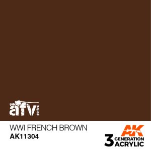 画像1: AKアクリル3G[AK11304]WW1フレンチブラウン (1)