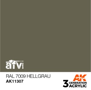 画像1: AKアクリル3G[AK11307]RAL7009　ヘルグラウ (1)