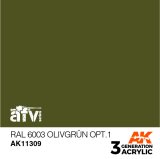 AKアクリル3G[AK11309][3G]RAL6003　オリーフグリュンOPT1
