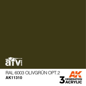 画像1: AKアクリル3G[AK11310][3G]RAL6003　オリーフグリュンOPT2 (1)