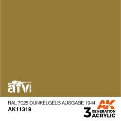 画像1: AKアクリル3G[AK11319]RAL7028　デュンケルゲルプ・アウスゲーベ1944