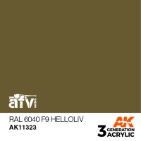 AKアクリル3G[AK11323][3G]RAL6040　F9ヘルオリーフ