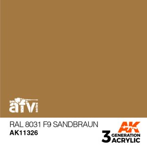 画像1: AKアクリル3G[AK11326][3G]RAL8031　F9サンドブラウン (1)