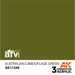 画像1: AKアクリル3G[AK11348][3G]オーストラリアンカモフラージュグリーン (1)