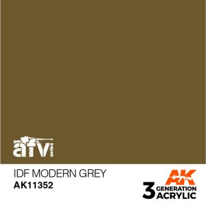 画像1: AKアクリル3G[AK11352][3G]IDF現用グレイ (1)