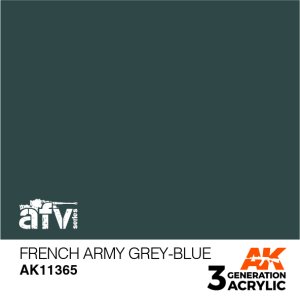 画像1: AKアクリル3G[AK11365]フランス軍グレイブルー (1)