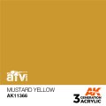 AKアクリル3G[AK11366][3G]マスタードイエロー