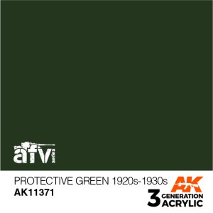 画像1: AKアクリル3G[AK11371]プロテクティブグリーン1920s-30s (1)