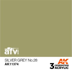 画像1: AKアクリル3G[AK11374][3G]シルバーグレイNo.28 (1)