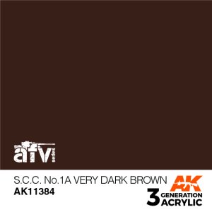 画像1: AKアクリル3G[AK11384][3G]SCC No.1A ベリーダークブラウン (1)