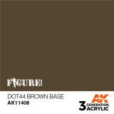 AKアクリル3G[AK11408][3G]ドット44 ブラウンベース