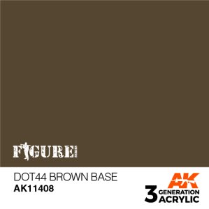 画像1: AKアクリル3G[AK11408]ドット44 ブラウンベース (1)