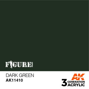 画像1: AKアクリル3G[AK11410][3G]ダークグリーン (1)