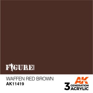 画像1: AKアクリル3G[AK11419][3G]ヴァッフェンレッドブラウン (1)