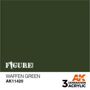 画像1: AKアクリル3G[AK11420][3G]ヴァッフェングリーン (1)