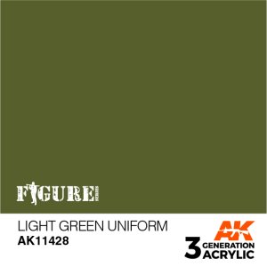 画像1: AKアクリル3G[AK11428]ライトグリーンユニフォーム (1)